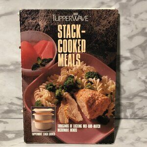 TUPPERWARE Stack Cooked Meals 1990 Spiral Cookbook